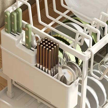 Escurridor Platos Multifuncional para Cocina Moderna-AquaRack™